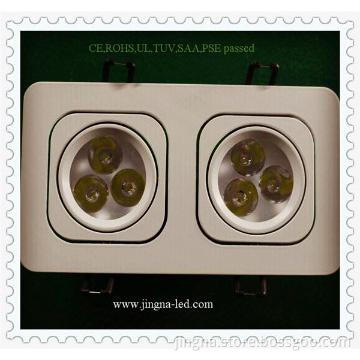 2*3W high quality Grille Light with CE RoHS Mark